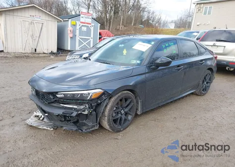 2025 Honda Civic Sport z USA, uszkodzony, nr VIN 2HGFE2F59SH574915